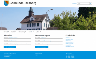 Webseite Islisberg