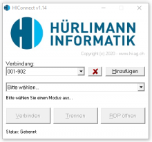 HIConnect: Programm allgemein - Definition "Modus"